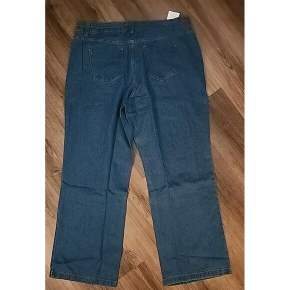 NWOT  Woman Within Jeans 24t New Strech Wide Leg - Picture 4 of 8